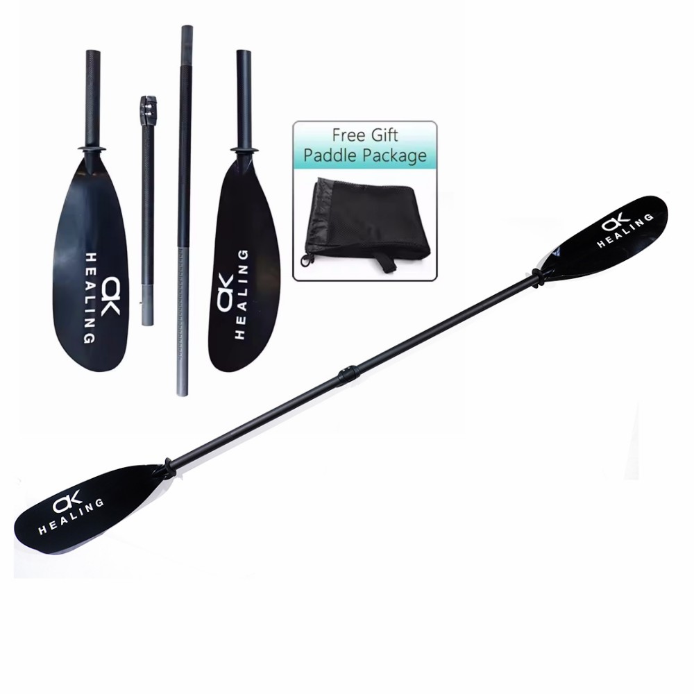 Vorrätige 4-teilige schwarze C – Kayak Paddle Carbon Bewertung und Preis